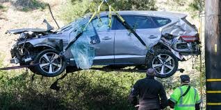 Tiger Woods’ Car After the Crash, USAToday