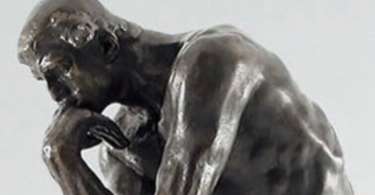An image of The Thinker statue