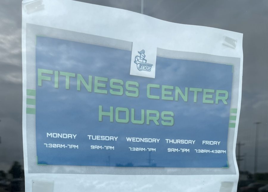 A photo of CLCs Fitness Centers hours. They are open on Mondays and Wednesdays from 7:30 AM to 7 PM. They are open on Tuesdays and Thursdays from 9 AM to 7 PM. They are open on Fridays from 7:30 AM to 4:30 PM, and they are not open on weekends.