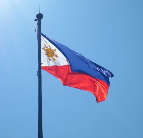 The flag of the Philippines.
