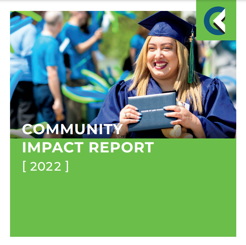 The cover of CLCs Community Impact Report for 2022.