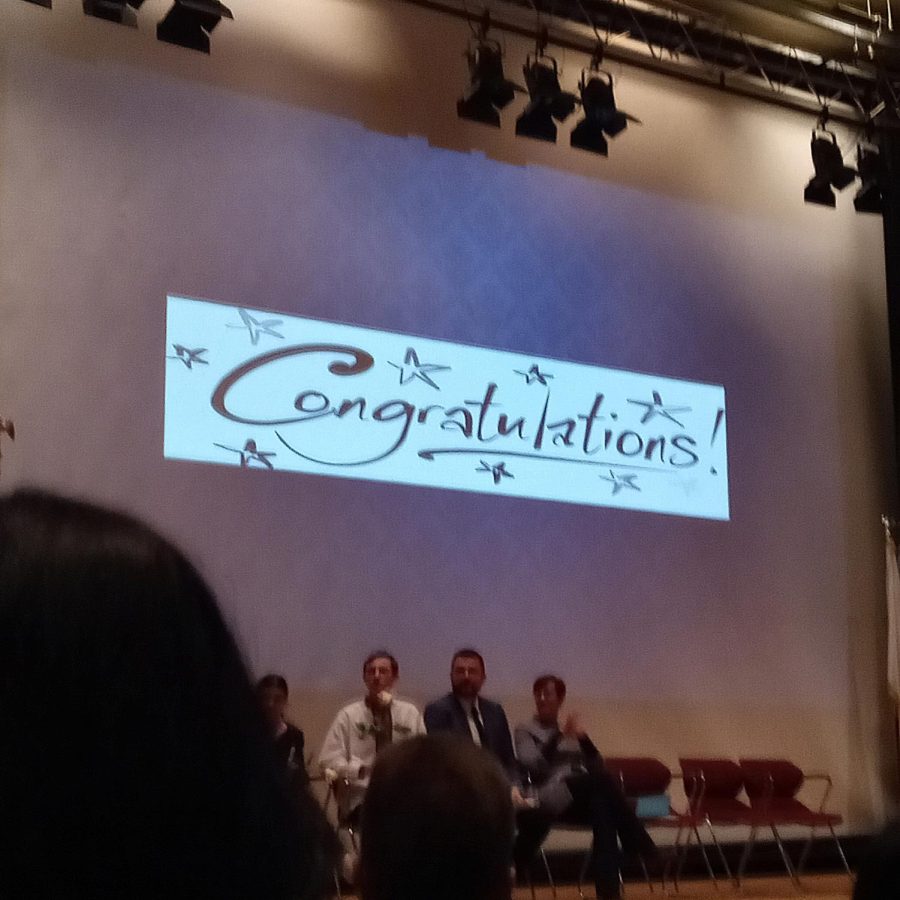 A photo of the Induction ceremony (by: Rhea Hechanova)