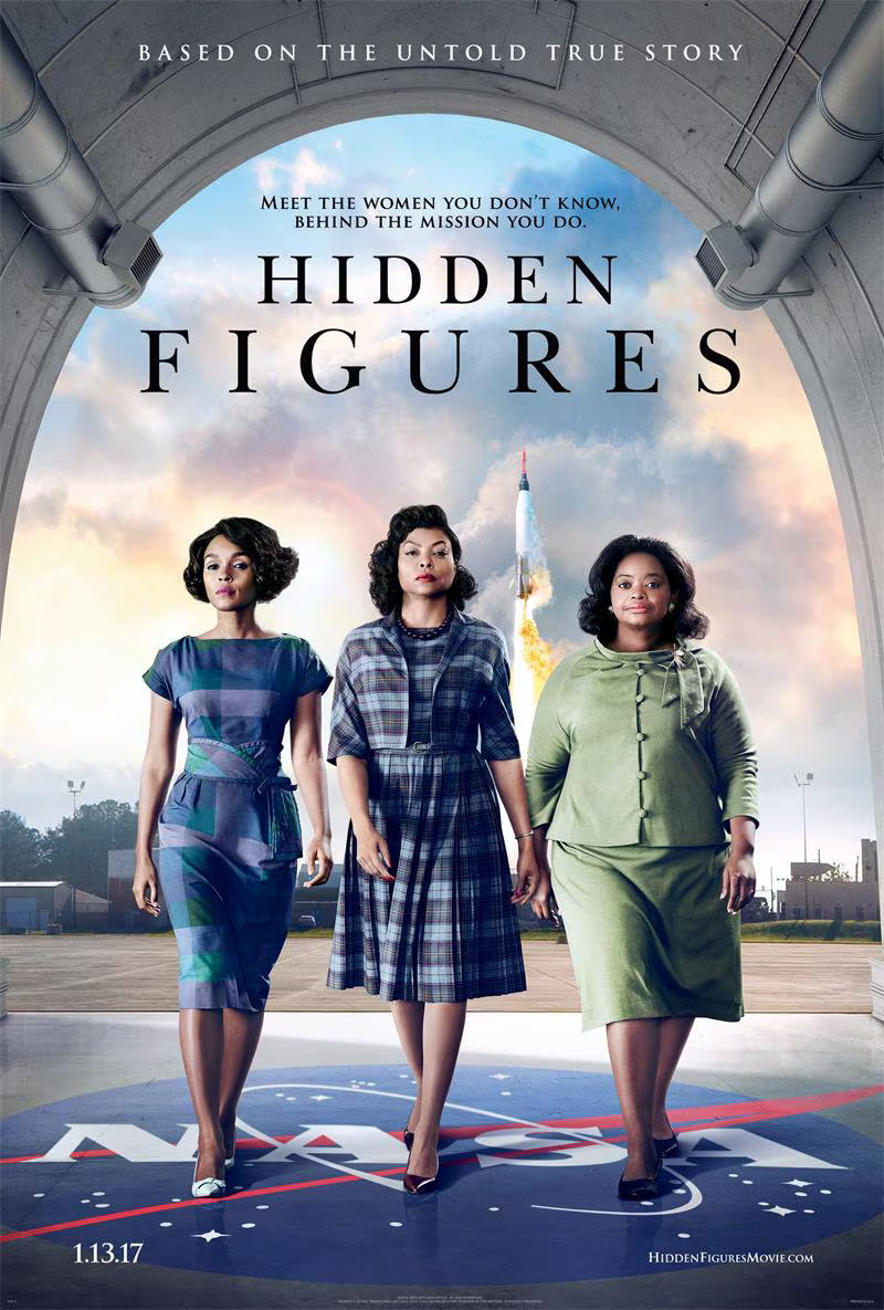 The poster of Hidden Figures, Courtesy of Printerval.