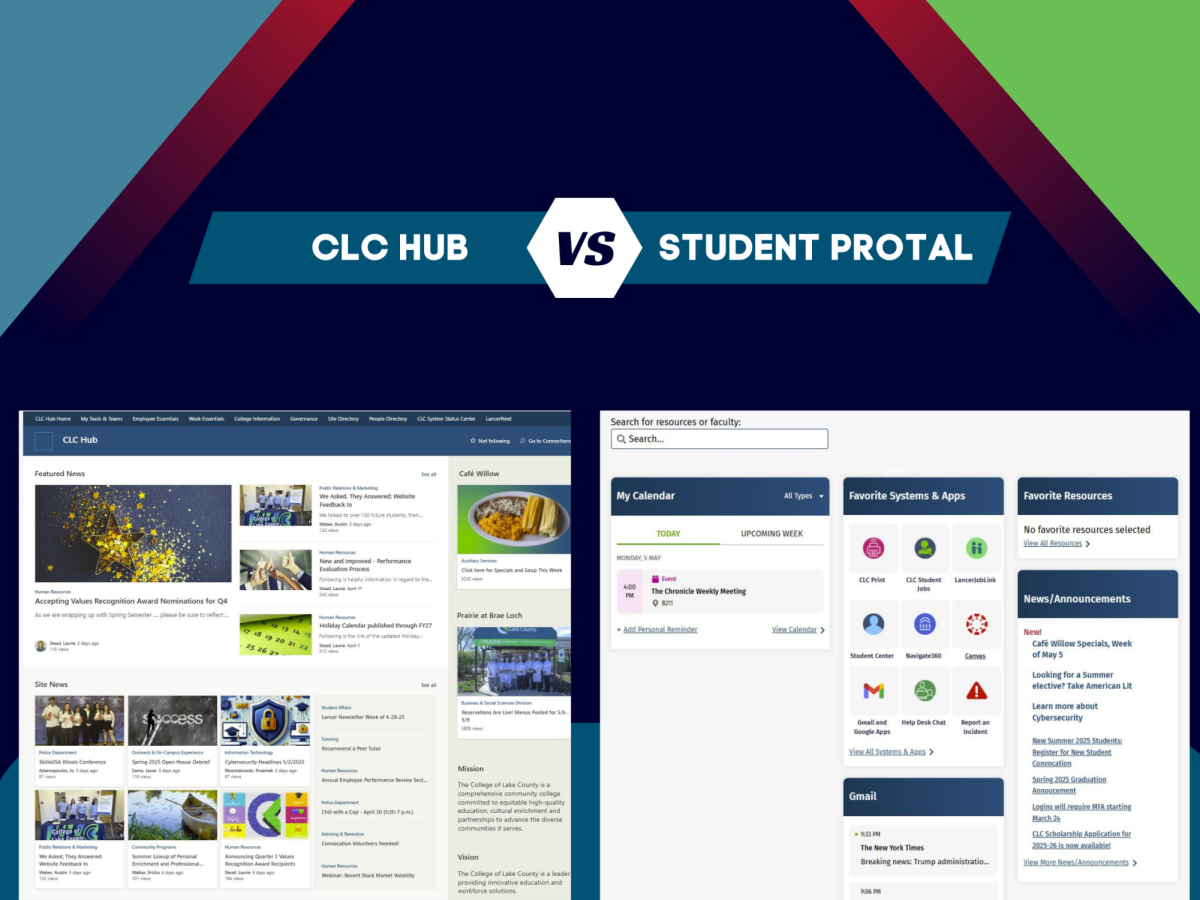 The Hub vs The Student Portal  Homepages