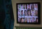 Photo of screen outside SGA office